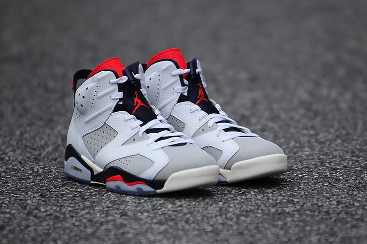 aj6红外线手稿, nike 耐克 情侣款 aj6 白蓝红外线 手稿 nike air jordan 6 tinker