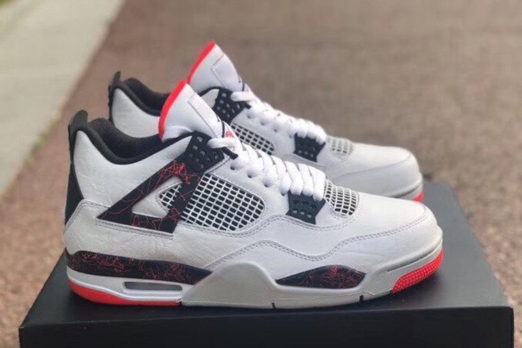 nike 耐克 aj4 情侣款 热熔岩 nike air jordan 4 hot lave 408452