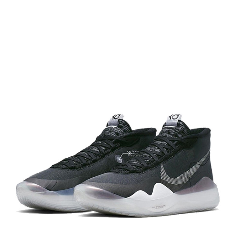nike/耐克 2019年春夏 zoom kd12 杜兰特12代 黑白 实战缓震 篮球鞋