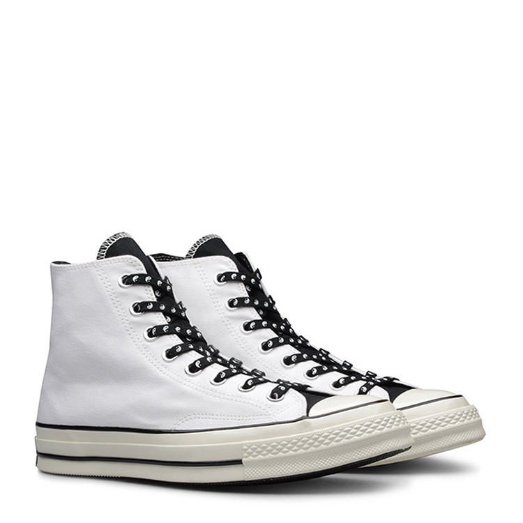 converse匡威 1970s复古三星标黑白阴阳 高帮帆布鞋 164209c