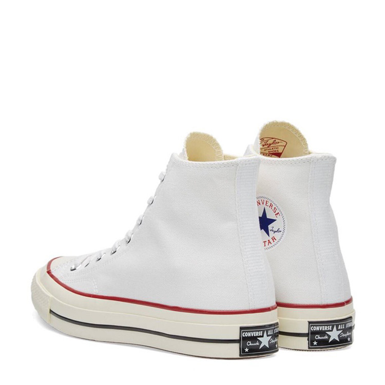 converse/匡威1970s三星标白色高帮低帮情侣帆布鞋162056c