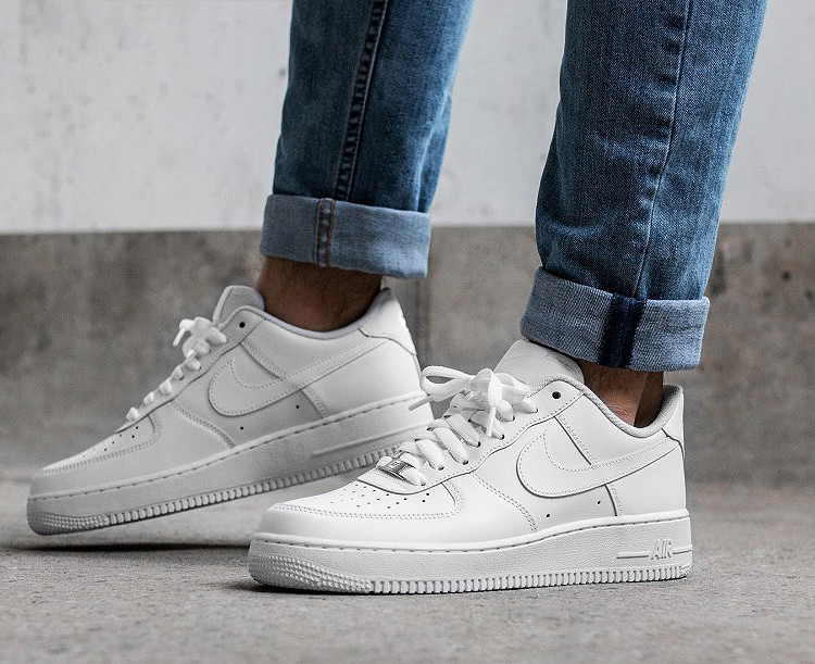 nike/耐克 air force 1 af1 男士 全白低帮休闲板鞋 315122-111