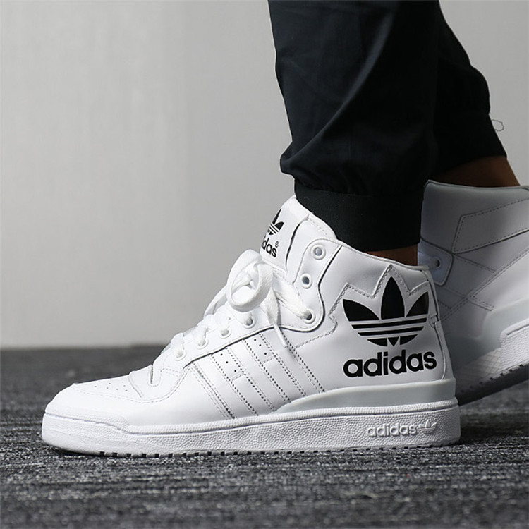 adidas/阿迪达斯 男士板鞋新款三叶草潮流高帮休闲鞋 d98192