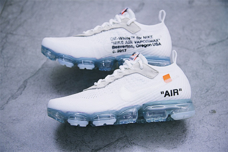 nike/耐克 nike air vapormax x off white 联名 大气垫 白冰兰 aa