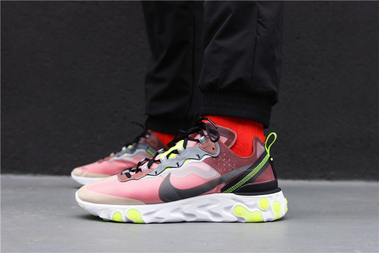 nike/耐克 2018年秋冬 react element 87 高桥盾联名 男女同款 休闲