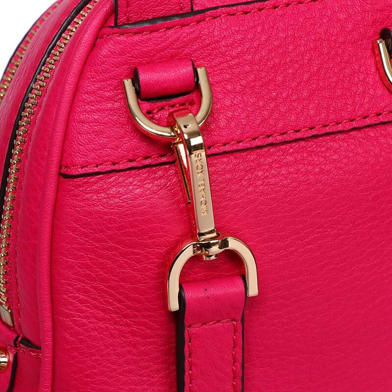 MICHAELKORS,michaelkors logo michaelkors/迈克·科尔斯女士玫红色牛皮双肩包30t6gezb1l/564wy