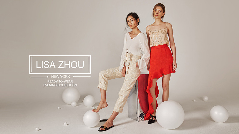 【designerwomenswear】lisazhou/lisazhou18春夏浮游系列花苞袖女士