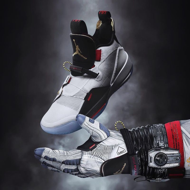 Air Jordan XXXIII AJ33黑紫 黑白红 篮球鞋 BV