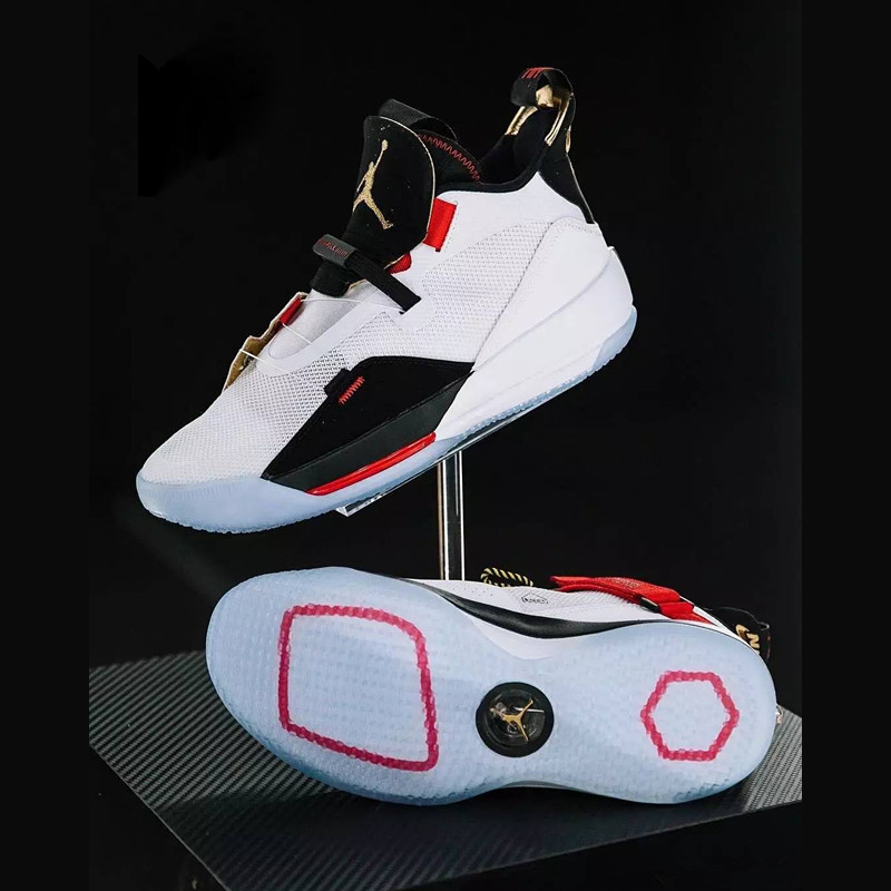 air jordan xxxiii aj33黑紫 黑白红 篮球鞋 bv5072-001-100