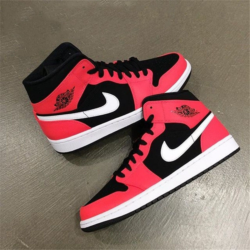 nike耐克 篮球鞋 2020春夏 黑红 男鞋 女鞋 air jordan 1 mid aj1中帮