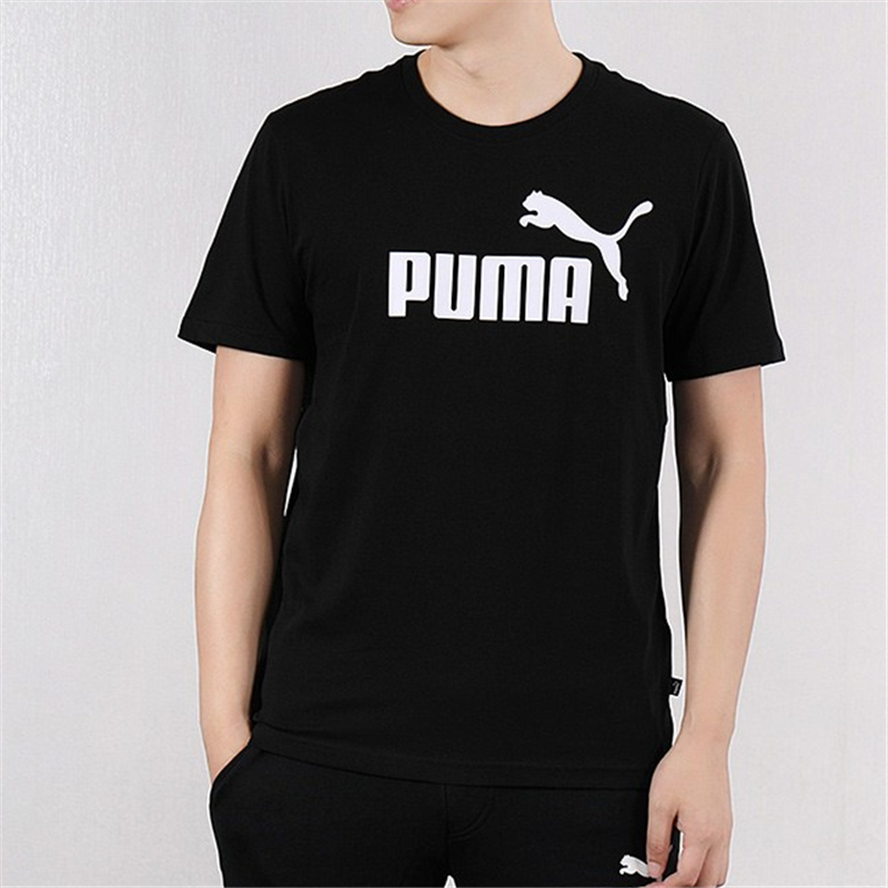 puma彪马短袖男t恤2019夏季新款正品圆领半袖体恤宽松上衣844642-01