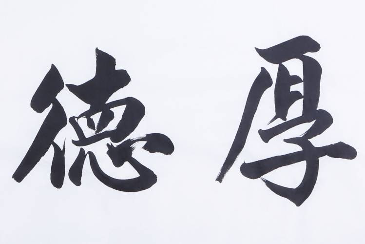 厚德载物/179x48cm/书法文字