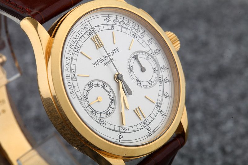 patek philippe/百达翡丽 复杂功能计时系列中性 18k金 手动机械 腕表