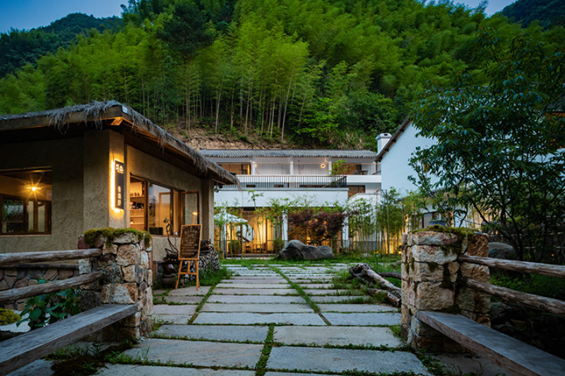 杭州千岛湖茂山·青田野民宿淡竹私汤独栋别墅庭院2天1晚体验(限俩人