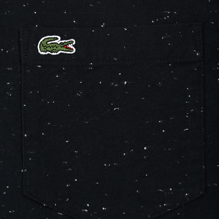 lacoste/鳄鱼-男士长袖衬衫 断码 黑色