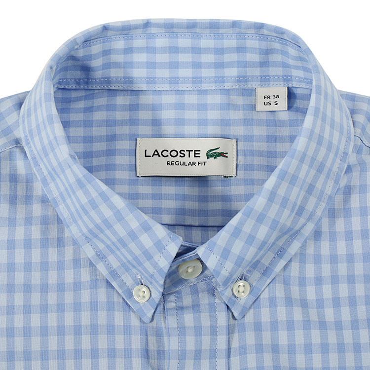 lacoste/鳄鱼男式短袖衬衫男士短袖衬衫