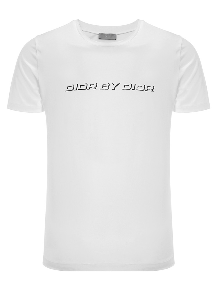 dior/迪奥 白色 男士短袖t恤 863j611k0910 089 dh192308k2hy90002