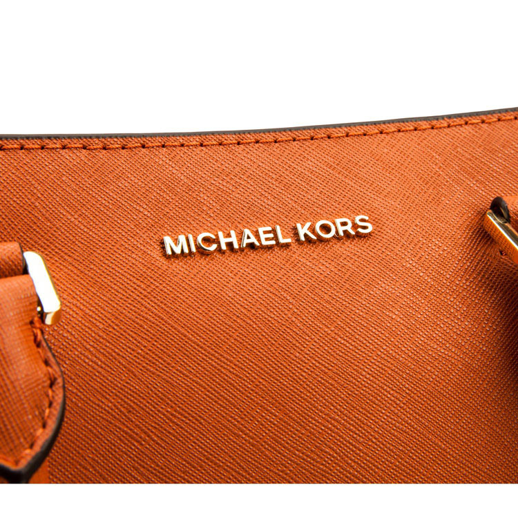 高仿michael kors/迈克·科尔斯牛皮材质金属logo装饰