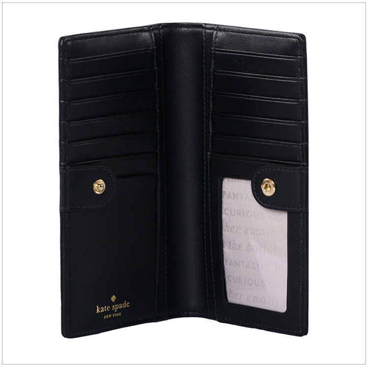 【可用券】kate spade/凯特·丝蓓 花色牛皮革女士钱包 pwru5373-458