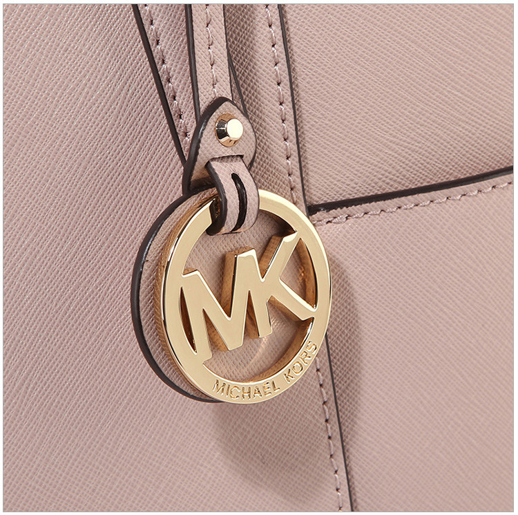 michaelkors/迈克·科尔斯jetset系列女士牛皮金属logo徽标时尚手提单