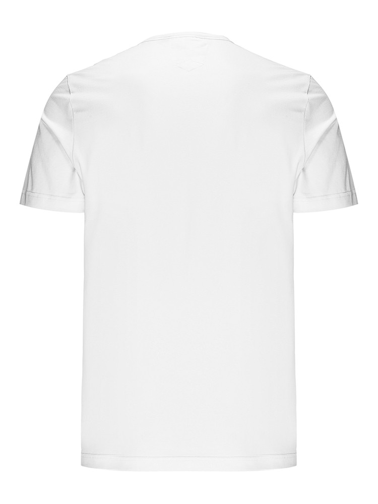 verri/verri 男士白色圆领短袖t恤-男士短袖t恤