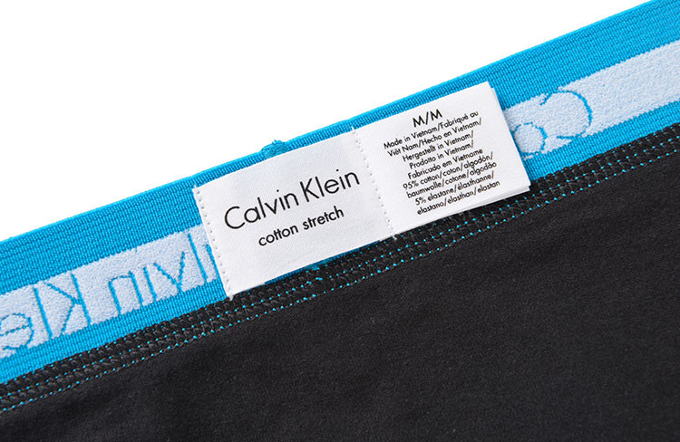 calvin klein/卡尔文·克莱因ck男士内裤黑色新款平角内裤3条盒装