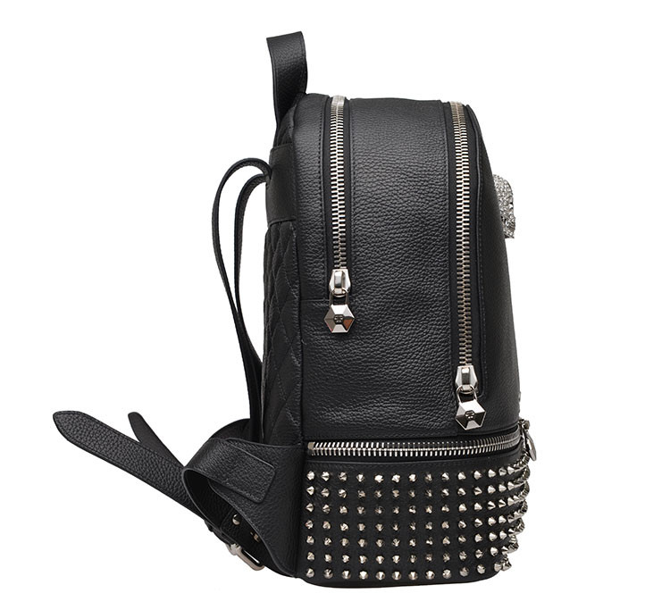 philipp plein/菲利普·普兰牛皮女士双肩包