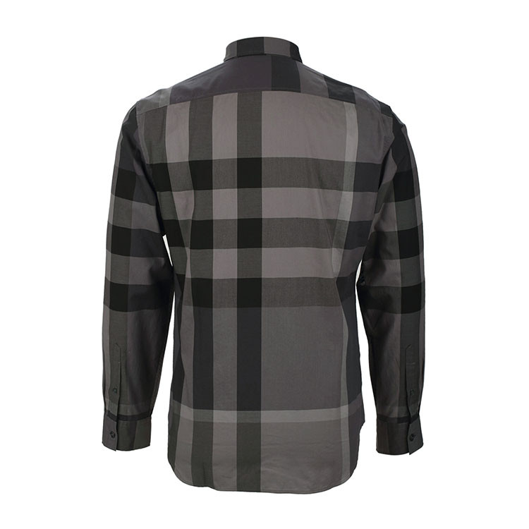 burberry/博柏利 经典格纹格纹棉质长袖男士衬衫 3983523