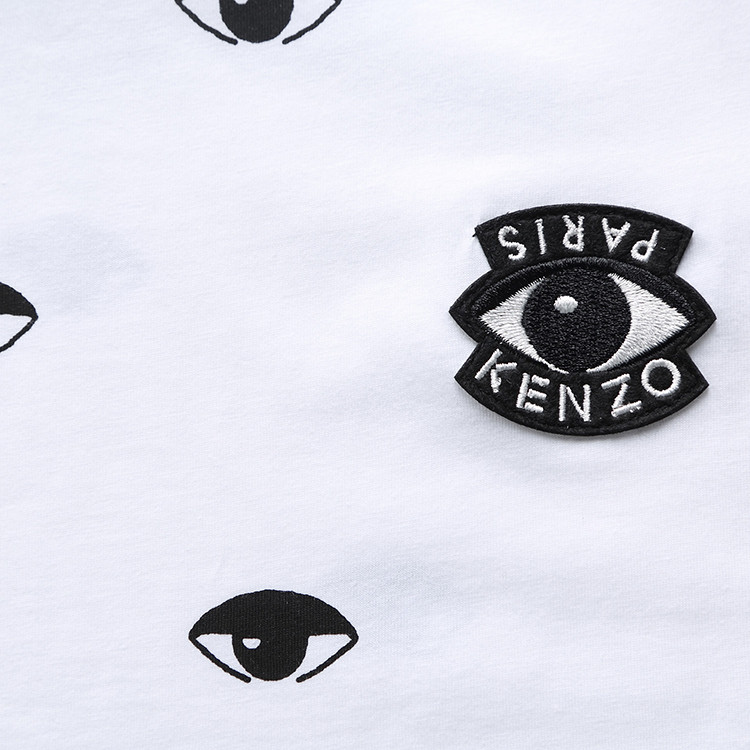 kenzo/高田贤三 小眼睛logo印花女士短袖t恤 f752ts8534yi