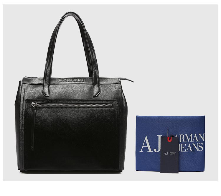 armani jeans/阿玛尼牛仔女士时尚手提包聚酯纤维手提袋9221026a728