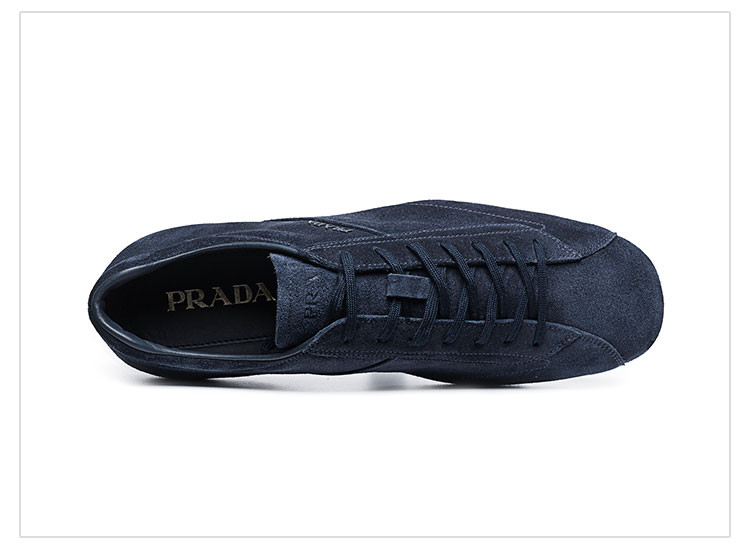 prada/普拉达牛皮男鞋男士休闲运动鞋板鞋f00082dd059103【正品 价格