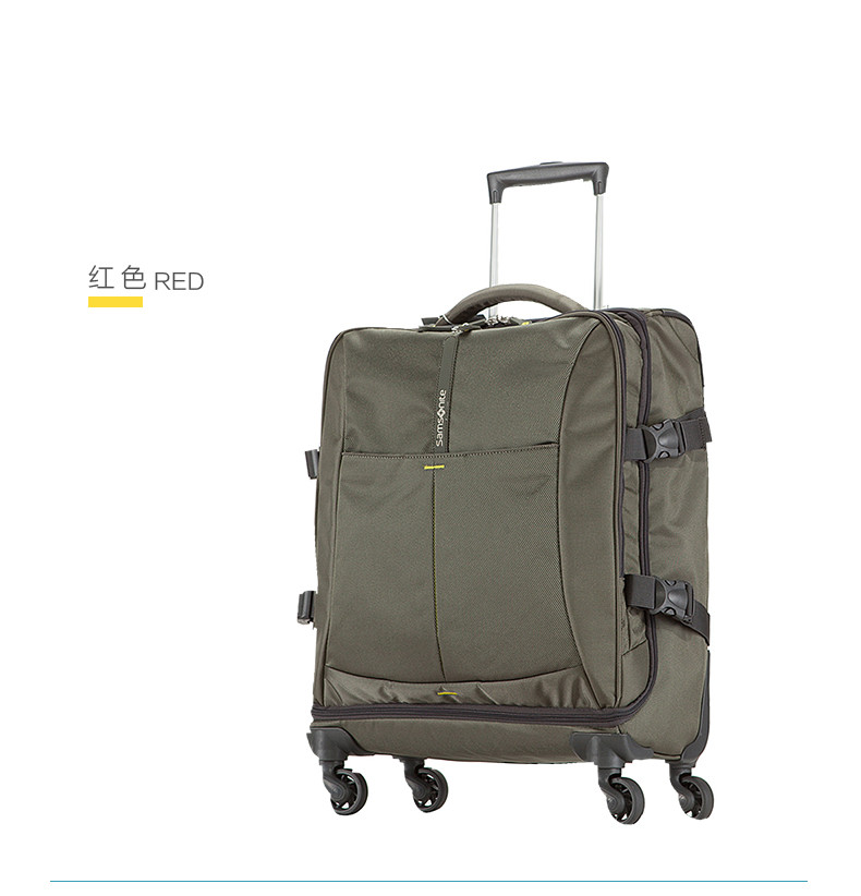 samsonite/新秀丽拉杆箱万向轮37n帆布牛津布中性款式登机箱旅行箱