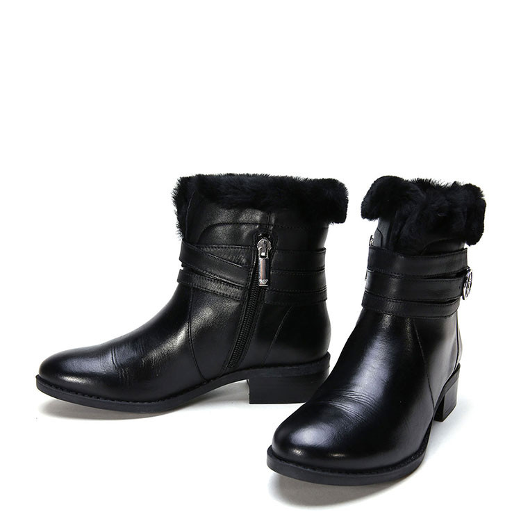armani jeans/阿玛尼牛仔女士靴子山羊皮革 羊毛皮zw536-44-12