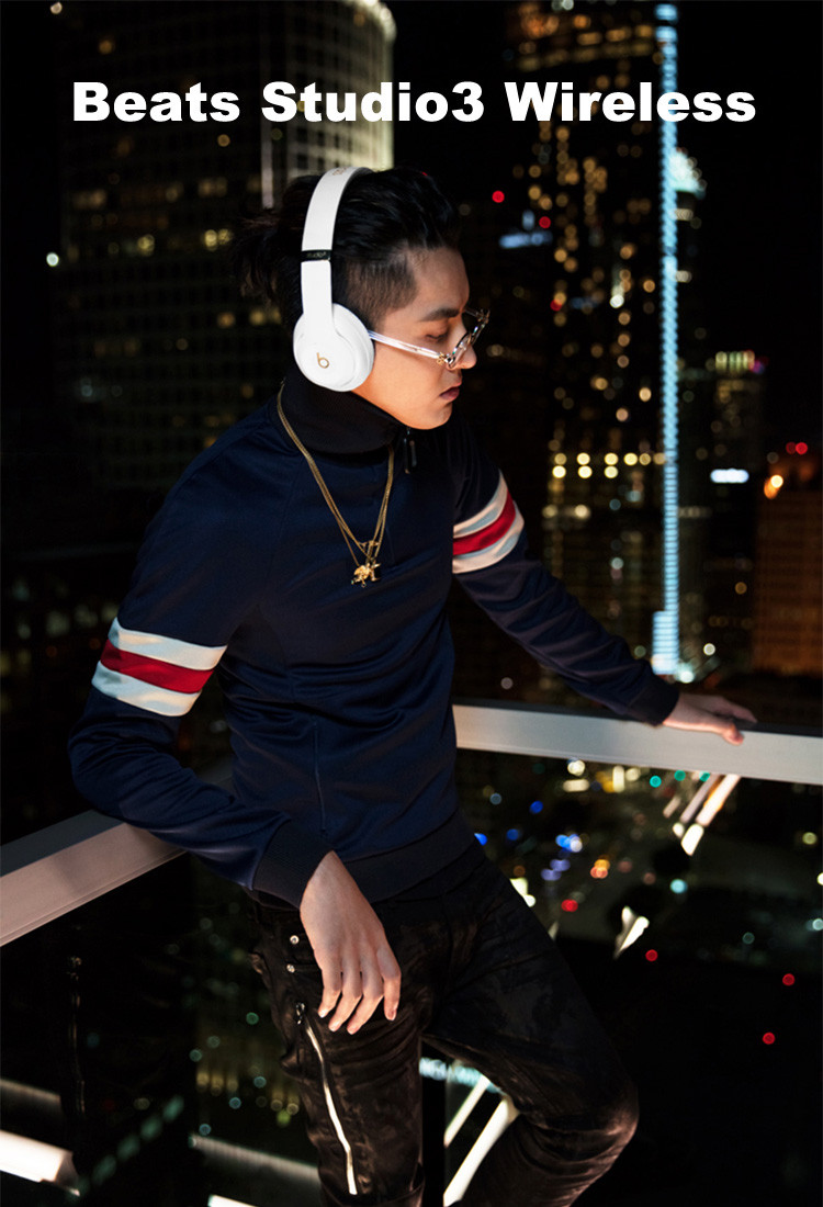 beats studio3 wireless无线蓝牙耳机 录音师三代头戴式主动降噪耳机