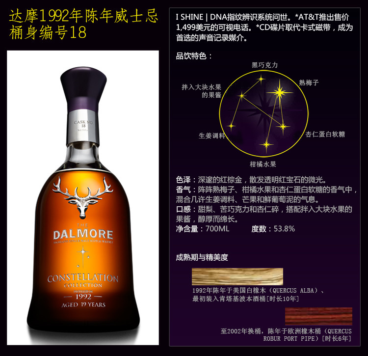 Dalmore 璀璨经典 达尔摩星宿系列