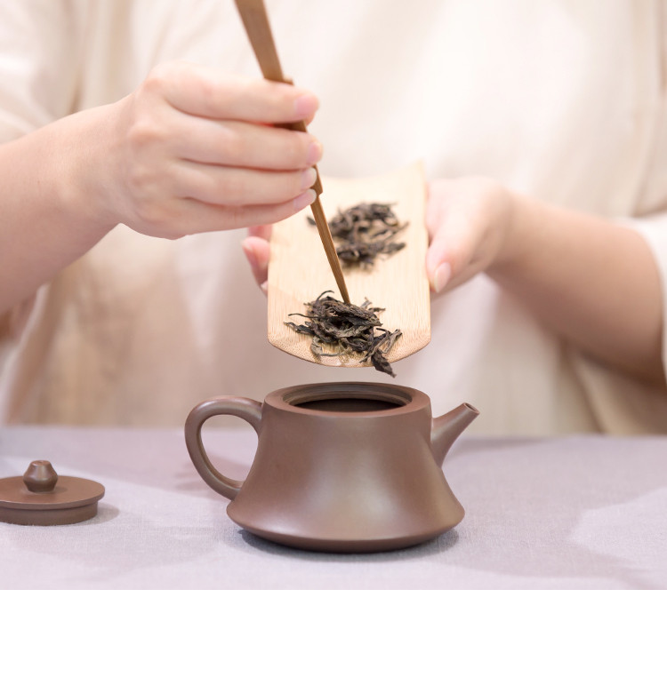 yuchengyao茶具/玉成窑摹古柱础紫砂壶〔hs15503]