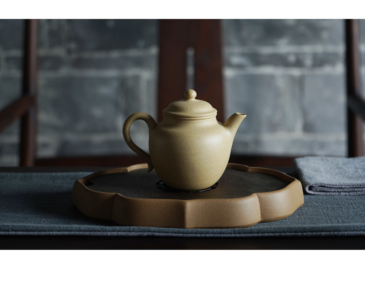 yuchengyao茶具/玉成窑张生品定秋水紫砂壶〔hs15519〕