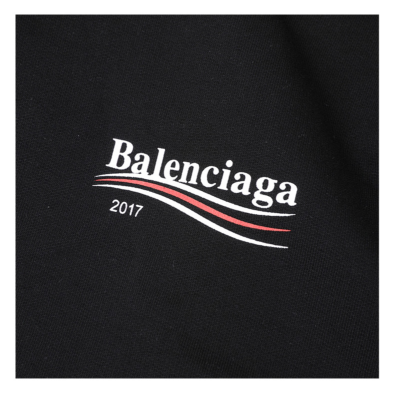 balenciaga/巴黎世家 {18秋冬}男女同款限量蓝色可乐联名男卫衣