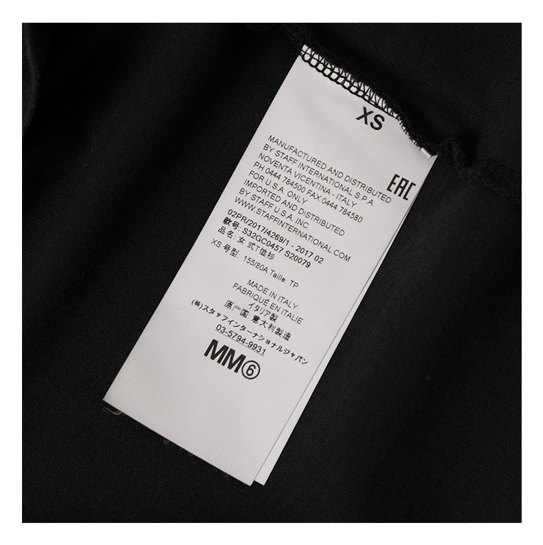 maisonmargiela标,maisonmargiela标志 mm6 maison margiela/mm6 maison margiela 18秋冬 女士短袖t恤