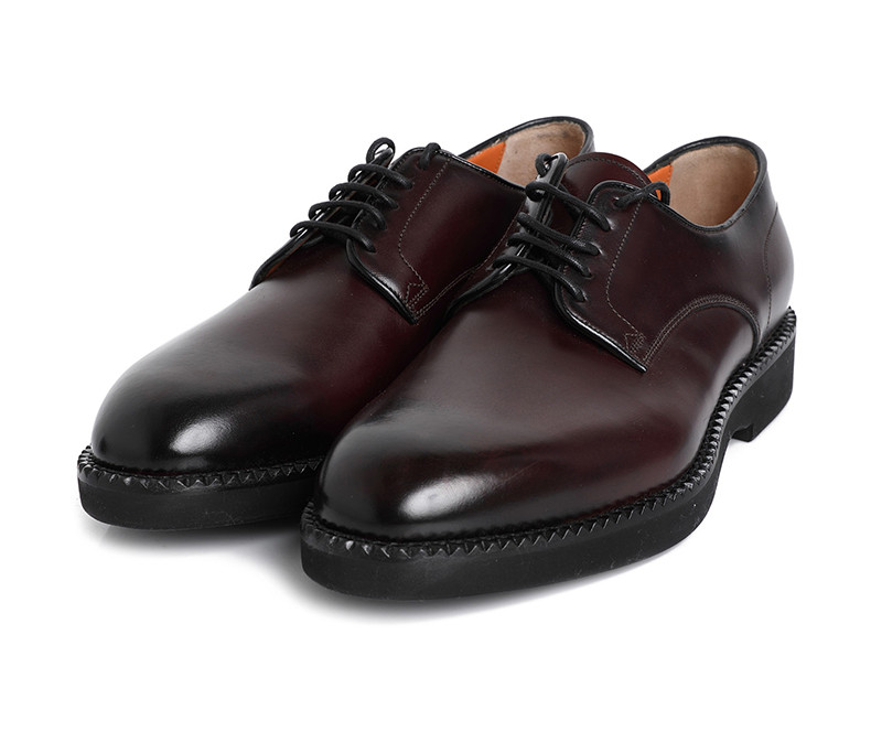 santoni/圣东尼 商务休闲鞋 休闲时尚男士红褐色休闲低帮皮鞋 st1b4x