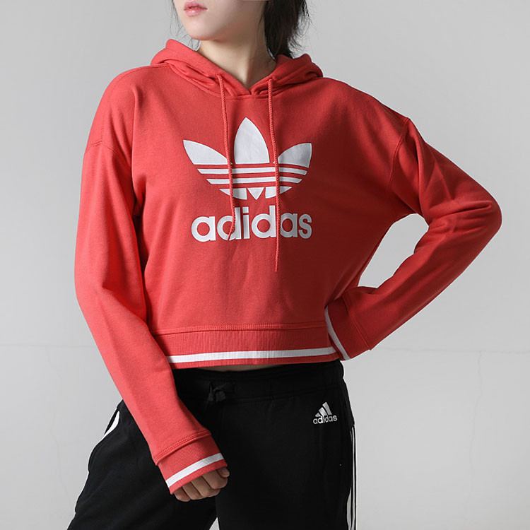 【adidas阿迪达斯 女士运动卫衣/套头衫】阿迪达斯adidas 三叶草