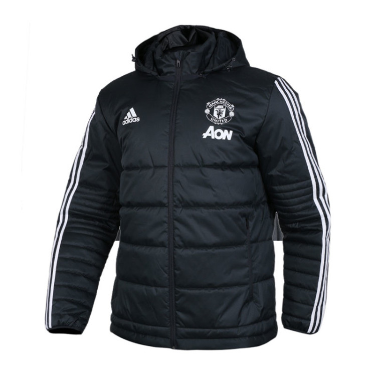 adidas/阿迪达斯 2017冬季 男款 足球运动休闲棉服夹克外套 bs4370