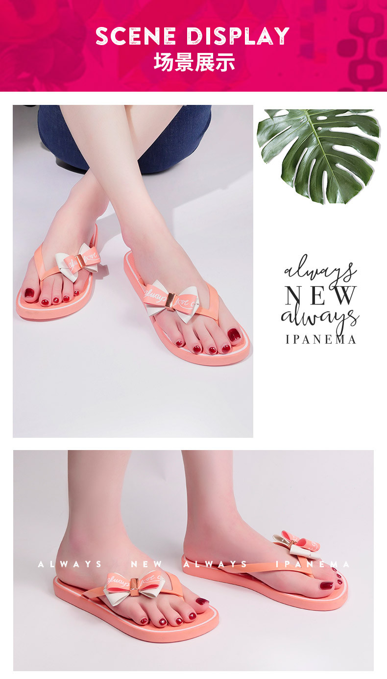 ipanema/ipanema拖鞋女2019新款夹脚拖洛丽塔系列春夏人字拖外穿凉拖