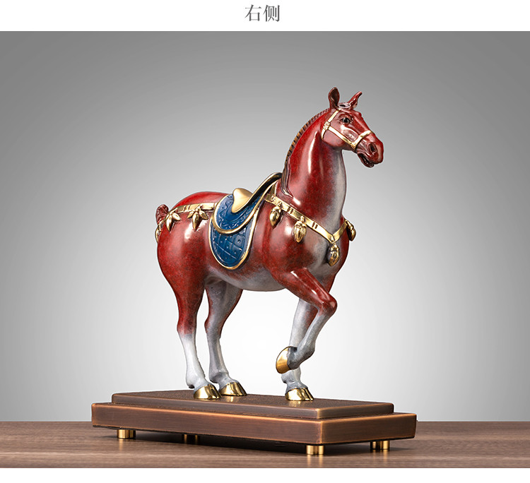 zbr/朱炳仁铜 精铜 决胜千里 非遗国礼艺术品铜马家居摆件