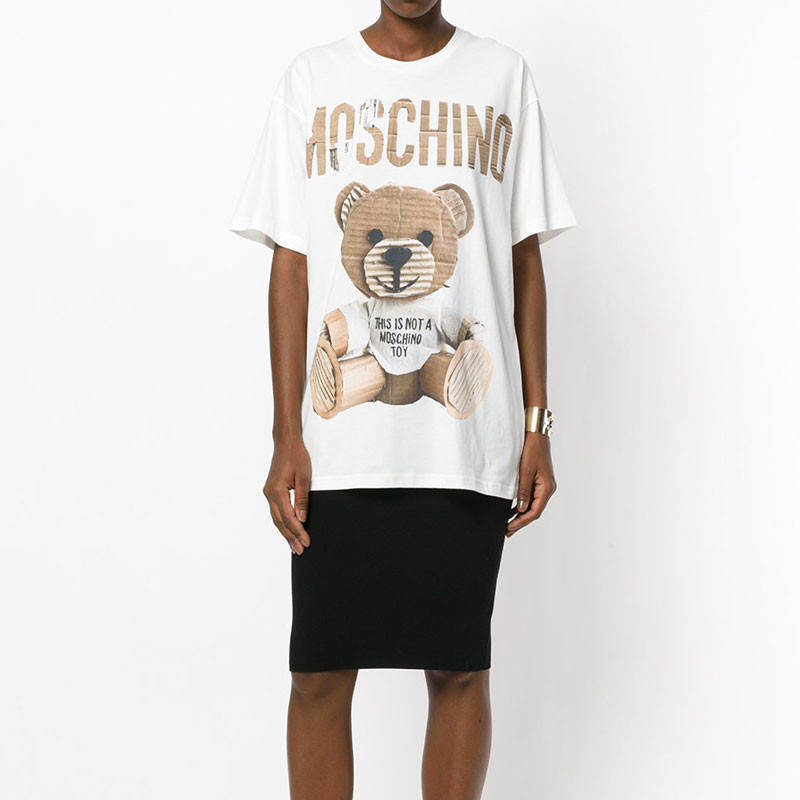 【MOSCHINO莫斯奇诺 女士短袖T恤】MOSC