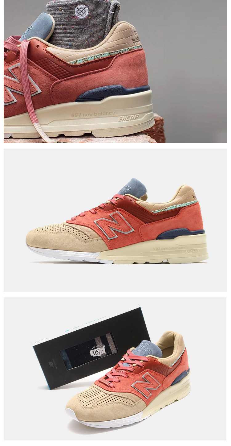 stance x new balance 联名限量美制男鞋运动休闲鞋m997st