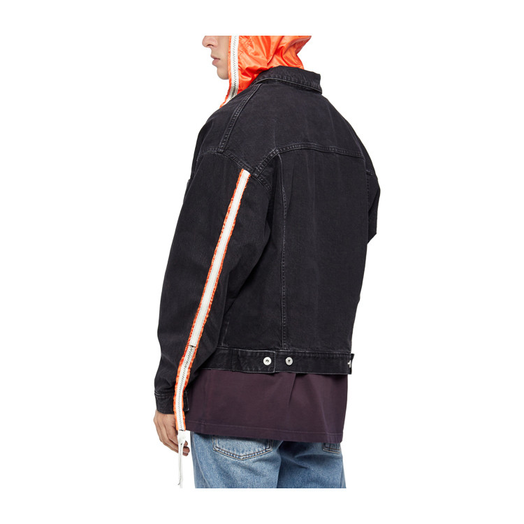 heronpreston马甲,heronpreston 【10 corso como】heron preston/heron preston男士夹克黑色牛仔连帽