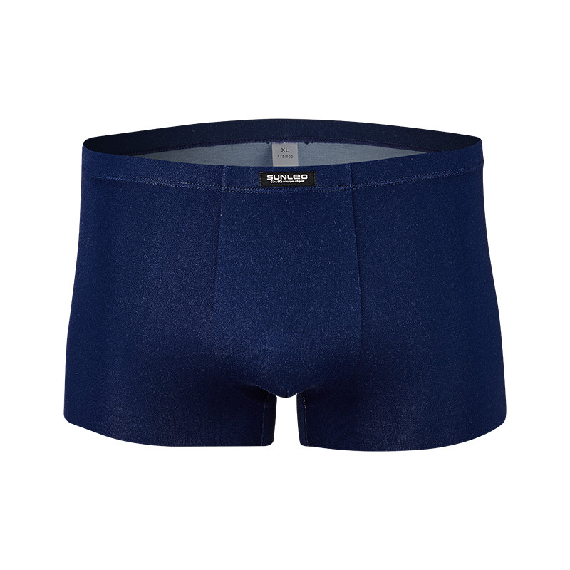 SUNLEO/圣力欧男士内裤-随型裁健康布平角内裤男士时尚内裤