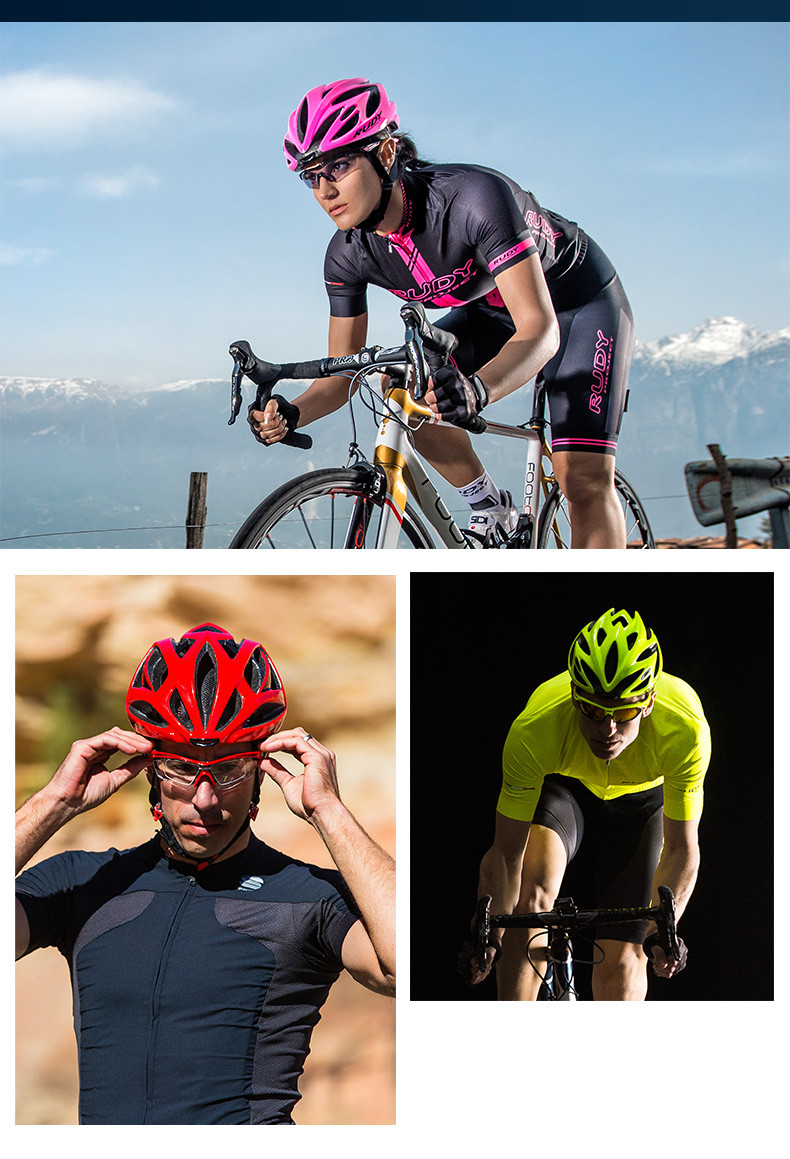 rudy project 新品骑行头盔自行车头盔骑行装备一体成型超轻防撞透气
