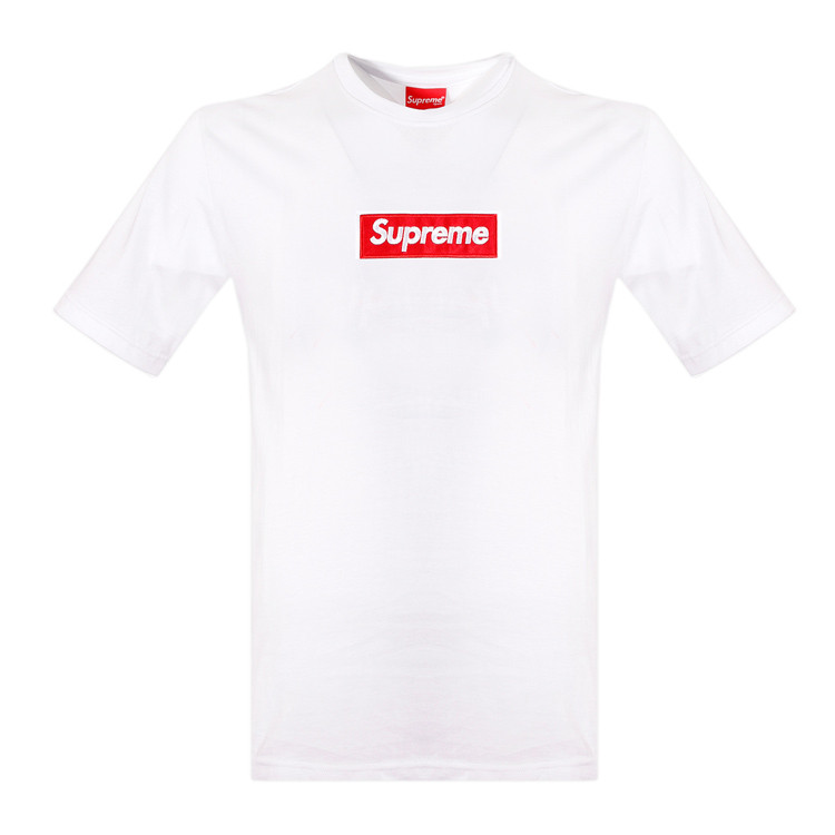 supreme spain/supreme spain潮流logo 经典红色绣标 修身版 圆领纯棉